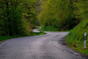 a meandering road